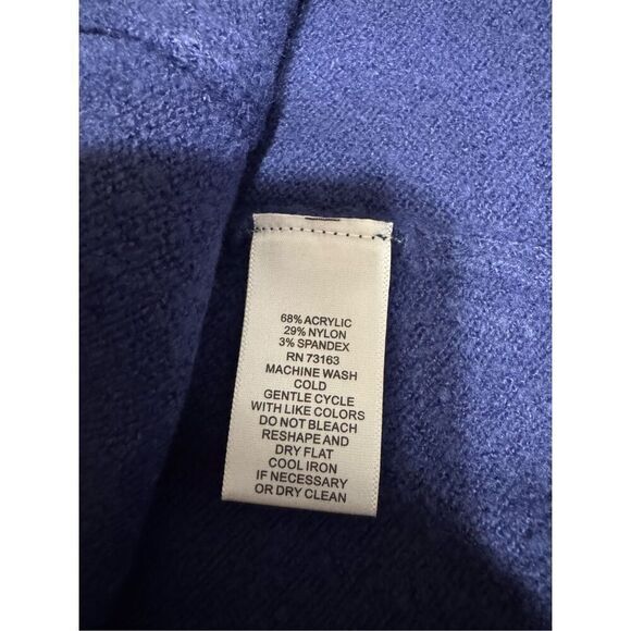 NWT Cable & Gauge Blue Sweater Size Large - Picture 4 of 6